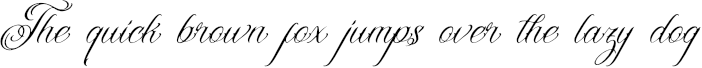 Example 1 of  Font