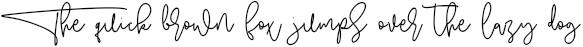 Example 3 of  Font