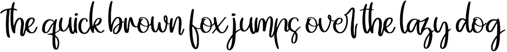 Example 1 of  Font