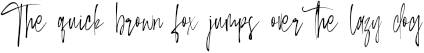 Example 1 of  Font