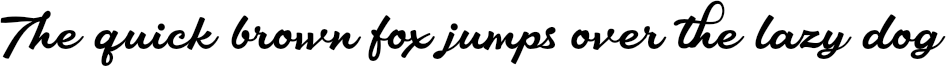 Example 1 of  Font