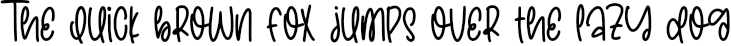 Example 1 of  Font