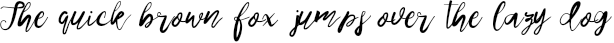 Example 1 of  Font