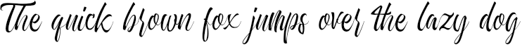 Example 1 of  Font