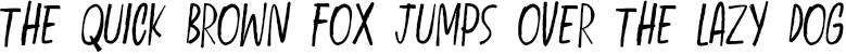 Example 1 of  Font