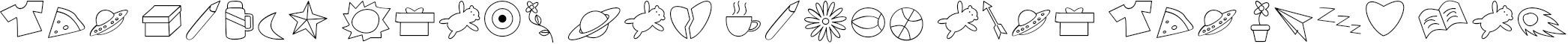 Example 1 of  Font