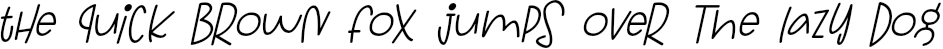 Example 1 of  Font