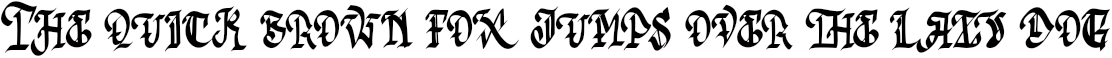 Example 1 of  Font