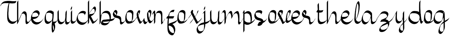 Example 1 of  Font