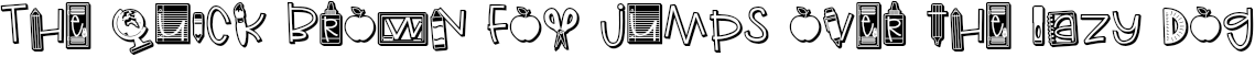 Example 3 of  Font