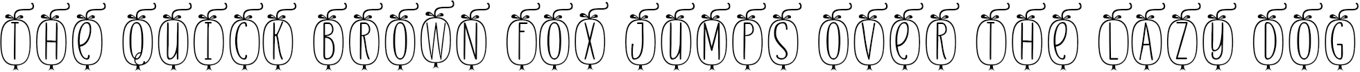 Example 5 of  Font