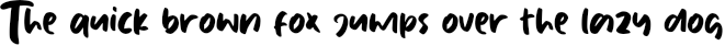 Example 1 of  Font