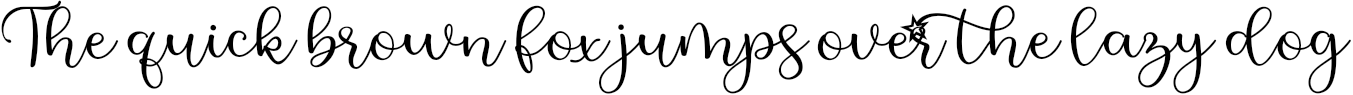Example 3 of  Font