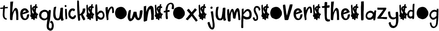 Example 1 of  Font