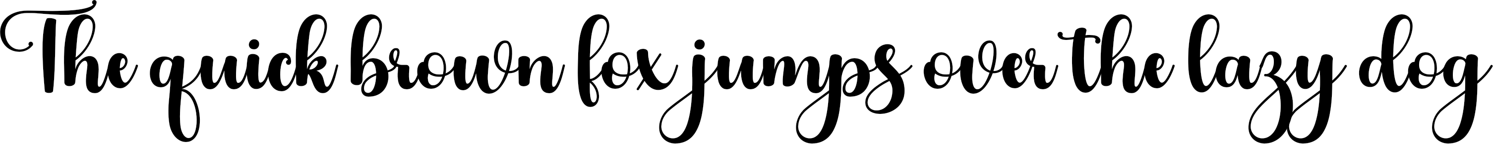 Example 1 of  Font