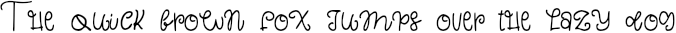 Example 1 of  Font