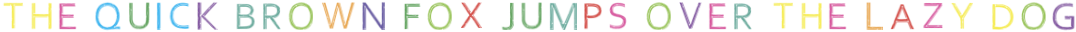Example 3 of  Font