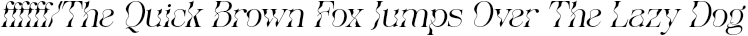 The Seiran Lapansa Italic preview for The Seiran Lapansa