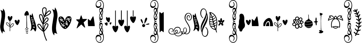 Example 1 of  Font
