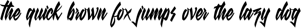 Example 1 of  Font