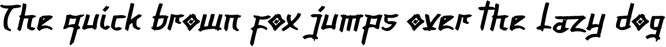 Example 1 of  Font