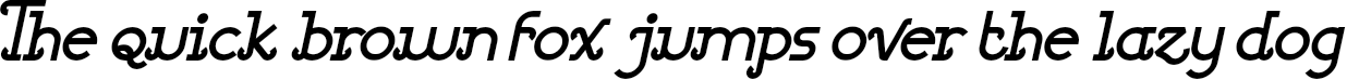 Example 3 of  Font