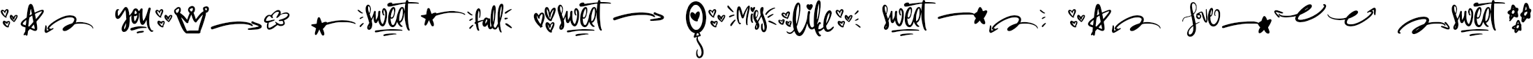 Example 1 of  Font