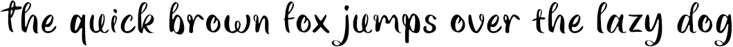 Example 3 of  Font