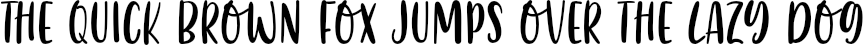 Example 1 of  Font