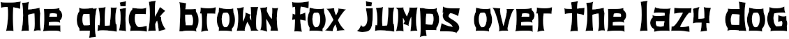 Example 1 of  Font