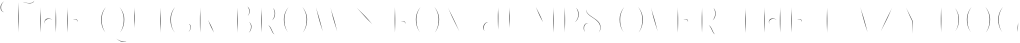 Example 2 of  Font