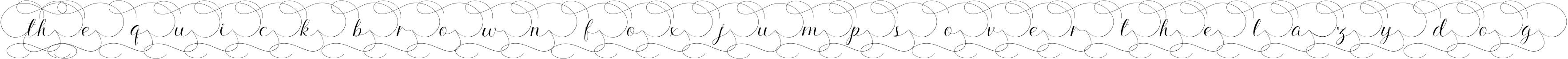 Example 5 of  Font