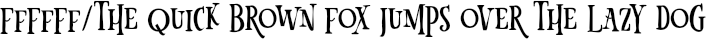 SoulStoryMessy preview for Soul Story - All Caps Bouncy Serif Font