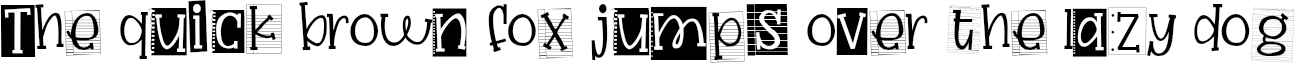 Example 1 of  Font