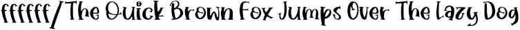 Font preview for Haiya