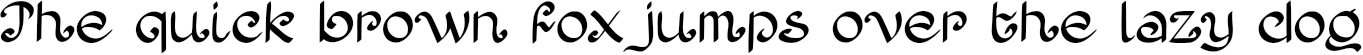 Example 1 of  Font