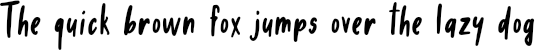 Example 1 of  Font