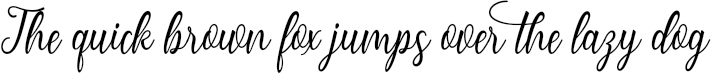 Example 4 of  Font