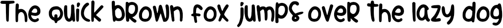 Example 5 of  Font