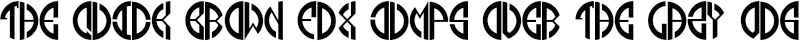 Example 7 of  Font