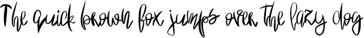 Example 2 of  Font