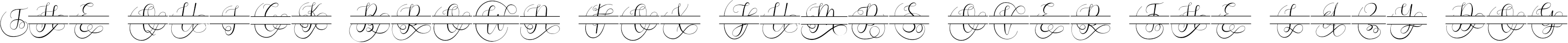 Example 1 of  Font