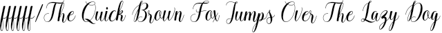 Font preview for Ballerina Script