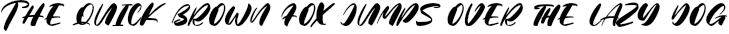 Example 1 of  Font