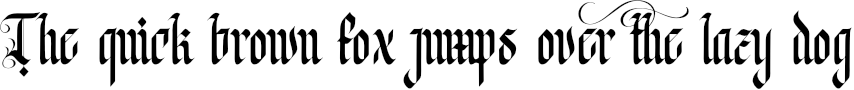 Example 1 of  Font