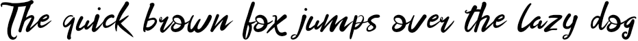 Example 1 of  Font