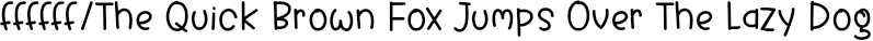 Font preview for Sparkling
