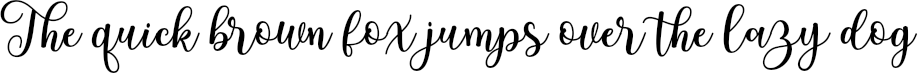 Example 5 of  Font