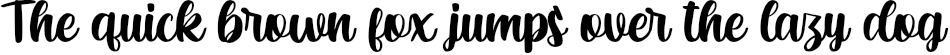 Example 1 of  Font