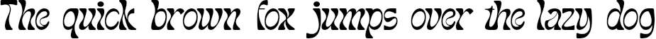 Example 1 of  Font
